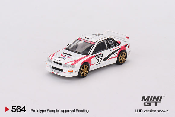 Subaru Impreza WRC98 #22 1999 Rally Tour de Corse - MINI GT - 1:64