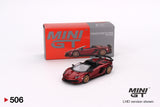 Lamborghini Aventador SVJ Roadster (LHD) (Rosso Efesto) - MINI GT - 1:64