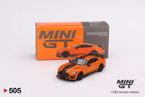Ford Mustang Shelby GT500 (LHD) (Twister Orange) - MINI GT - 1:64