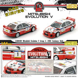 Mitsubishi Lancer Evolution V Group A 1998 Catalunya Rally - BM Creations - 1:64 Modellauto 1/64