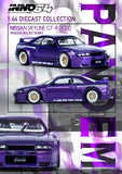 Nissan Skyline GT-R (R33) Pandem "Rocket Bunny" (Purple) - INNO64 - 1:64