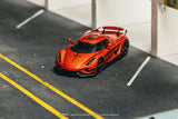 Koenigsegg Regera (Orange Metallic/Black Stripes) - Tarmac Works - 1:64 - Modelcars Passion