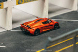 Koenigsegg Regera (Orange Metallic/Black Stripes) - Tarmac Works - 1:64 - Modelcars Passion