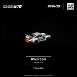 [Preorder] RWB 930 (Silver) - Pop Race - 1:64 Modellauto 1/64