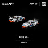 [Preorder] RWB 930 (Silver) - Pop Race - 1:64 Modellauto 1/64