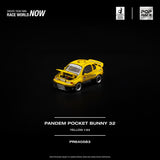 [Preorder] Pandem Rocket Bunny 32 (Yellow) - Pop Race - 1:64 Modellauto 1/64