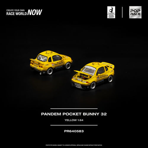 [Preorder] Pandem Rocket Bunny 32 (Yellow) - Pop Race - 1:64