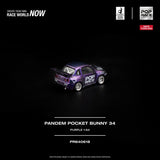 [Preorder] Pandem Rocket Bunny 34 (Purple) - Pop Race - 1:64 Modellauto 1/64