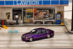 Mercedes-Benz W140 S600 (Violett) - Street Weapon - 1:64