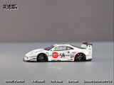 Ferrari F40 LBWK #58 (White) - Ghost Player - 1:64 Modellauto 1/64