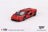 Lamborghini Countach LPI 800-4 (LHD) (Rosso Mars) - MINI GT - 1:64