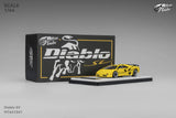 Lamborghini Diablo SV (Metallic Yellow) - Micro Turbo - 1:64 Modellauto 1/64