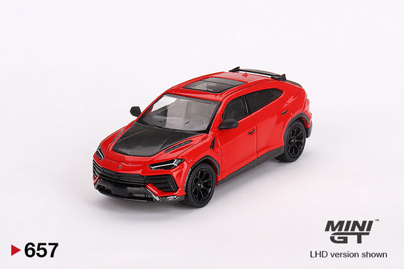 Lamborghini Urus Performante (LHD) (Rosso Mars) - MINI GT - 1:64