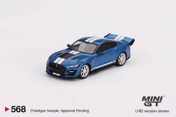 Ford Mustang Shelby GT500 Dragon Snake Concept (LHD) (Ford Performance Blue) - MINI GT - 1:64