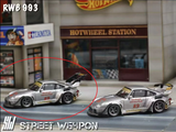 RWB 993 Heavenly Double Exhaust Track Livery - Street Weapon - 1:64 Modellauto 1/64