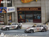 RWB 993 Heavenly Double Exhaust Track Livery - Street Weapon - 1:64 Modellauto 1/64