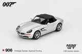 BMW Z8 James Bond "The World Is Not Enough" - MINI GT - 1:64 Modellauto 1/64