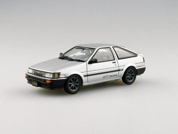 Toyota Corolla Levin 1600 GTV with alloy wheel (Silver) - Ebbro - 1:43
