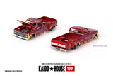 Chevrolet Silverado Dually on Fire V1 - MINI GT - 1:64