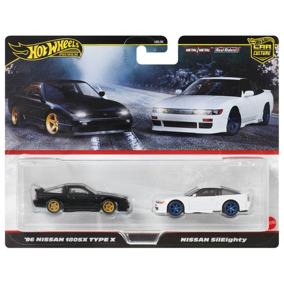 Nissan 180SX Type X '96 & Nissan SilEighty - Hotwheels - 1:64