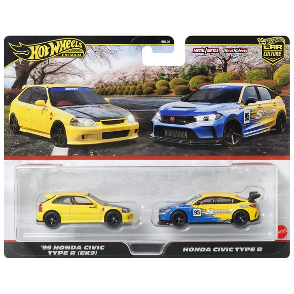 Honda Civic Type R (EK9) 1999 & Honda Civic Type R - Hotwheels - 1:64