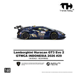 Lamborghini Huracán GT3 Evo 2 GTWCA Indonesia 2026 #29 - Trends Hobby - 1:64 Modellauto 1/64