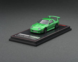 Mazda RX-7 (FC3S) RE Amemiya (Green Metallic) - Ignition Model - 1:64