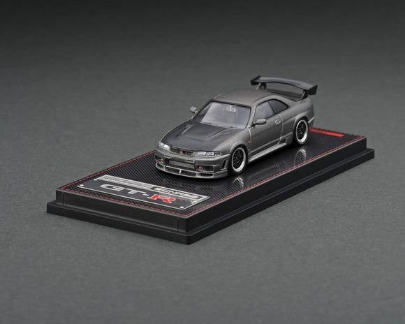 Nissan Skyline R33 GT-R Nismo (Titanium Gray) - Ignition Model - 1:64