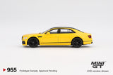 Bentley Flying Spur (LHD) (Monaco Yellow) - MINI GT - 1:64