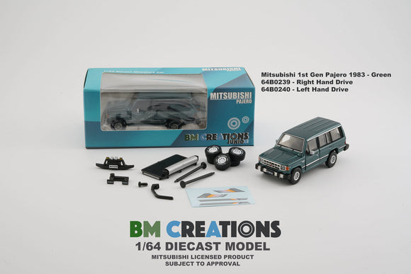 Mitsubishi Pajero Mk1 (LHD) - BM Creations - 1:64