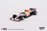 Red Bull Racing RB16B #33 Max Verstappen 2021 Turkish Grand Prix 2nd Place - MINI GT - 1:64