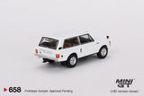 Range Rover (Davos White) (LHD) - MINI GT - 1:64
