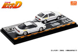 Initial D Set Vol. 21 Itsuki Takeuchi Toyota Levin (AE85) & Kenji Nissan 180SX - Modeler's - 1:64 Modellauto 1/64