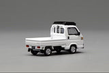 Honda Acty Truck Customized Edition (Taffeta White) - MotorHelix - 1:64 Modellauto 1/64