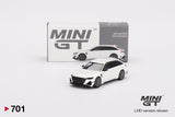Audi ABT RS6-R (LHD) (Glacier White Metallic) - MINI GT - 1:64