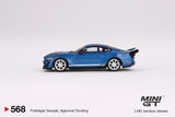 Ford Mustang Shelby GT500 Dragon Snake Concept (LHD) (Ford Performance Blue) - MINI GT - 1:64
