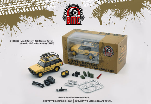 Range Rover Classic LSE CAM Version with accessory (RHD) - BM Creations - 1:64