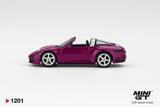 Porsche 911 (992.1) Rubystone Red 4 Car Set - MINI GT - 1:64 Modellauto 1/64