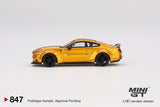 Ford Mustang LB-Works (LHD) (LB Gold) - MINI GT - 1:64