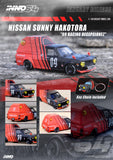 Nissan Sunny Hakotora "09RACING" Decepcionez Key Chain gift included - INNO64 - 1:64