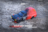Nissan Sunny Hakotora "09RACING" Decepcionez Key Chain gift included - INNO64 - 1:64