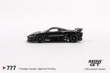 McLaren 720S LB Works (LHD) (Black) - MINI GT - 1:64
