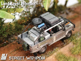 Land Rover Defender *Tomb Raider* - Street Weapon - 1:64 Modellauto 1/64