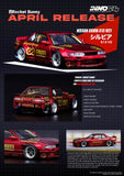 Nissan Silvia S13 "Pandem/Rocket Bunny" Red Metallic (V2) - INNO64 - 1:64