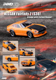 Nissan Fairlady Z (S30) (Orange with Carbon Bonnet) - INNO64 - 1:64