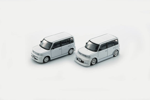 Toyota bB 2000 (RHD) (White) - BM Creations - 1:64