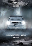 Nissan Skyline 2000 GT-R (KPGC10) (Silver) - INNO64 - 1:64