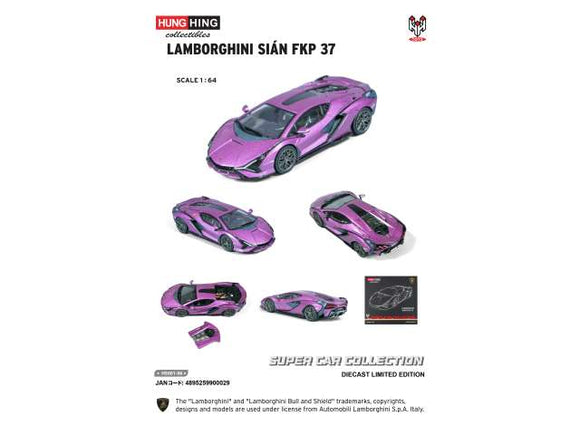 Lamborghini Sián FKP 37 (Viola 30th) - Hung Hing - 1:64