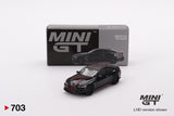 BMW M4 CSL (LHD) (Black Sapphire) - MINI GT - 1:64