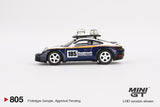 Porsche 911 (992) Dakar Rallye Design Package (LHD) (White/Gentian Blue Metallic) - MINI GT - 1:64